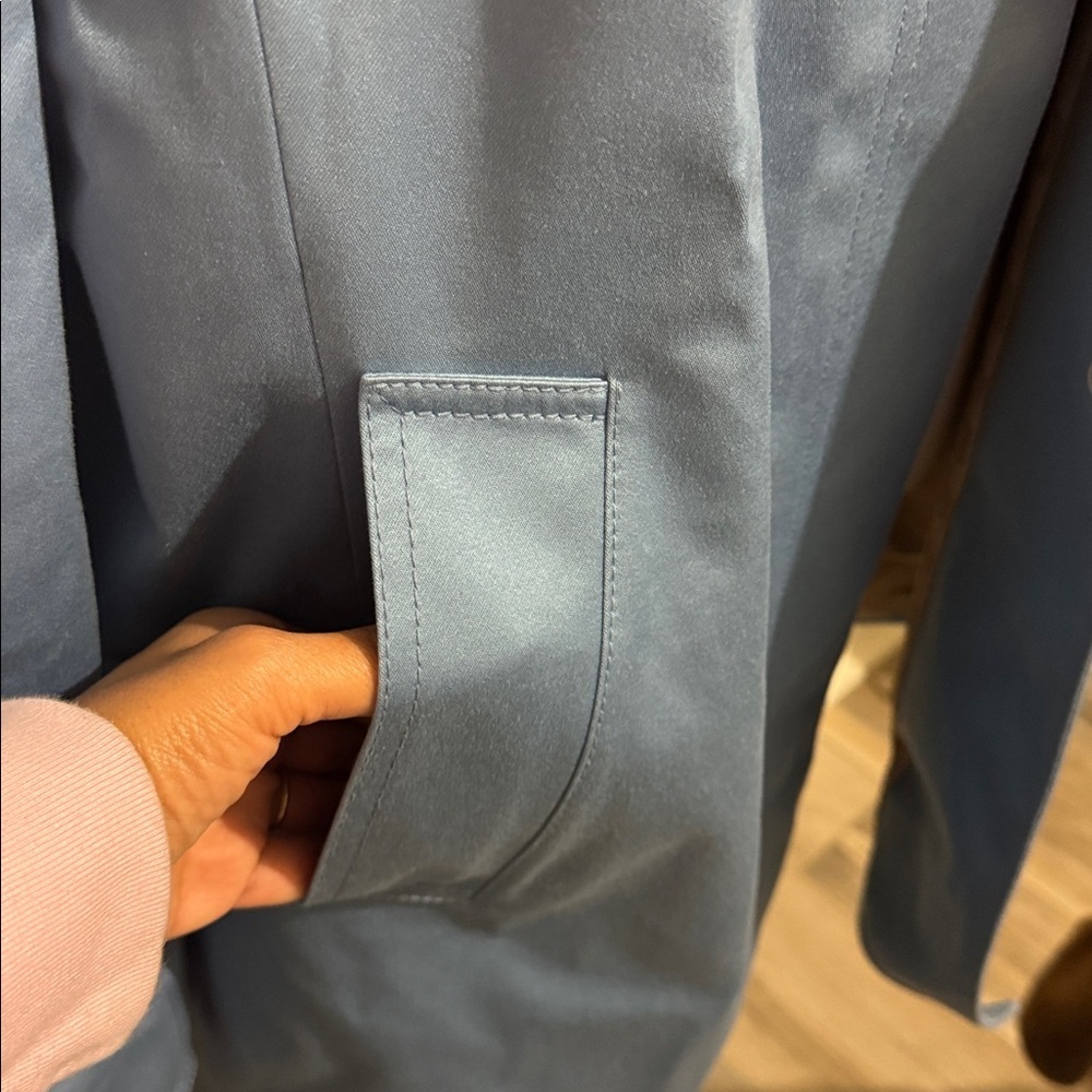 Coach Vintage Cotton Button Down Trench Coat Rain Resistant Preppy - Picture 6 of 11